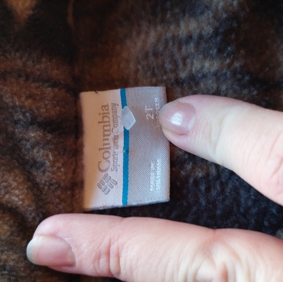 Columbia Fleece Woodland Camo Full Zip Boys Jacket 2T - Picture 2 of 4